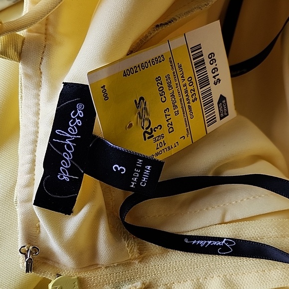 Speechless yellow floral highlow size‎ 3 dress - Picture 3 of 5